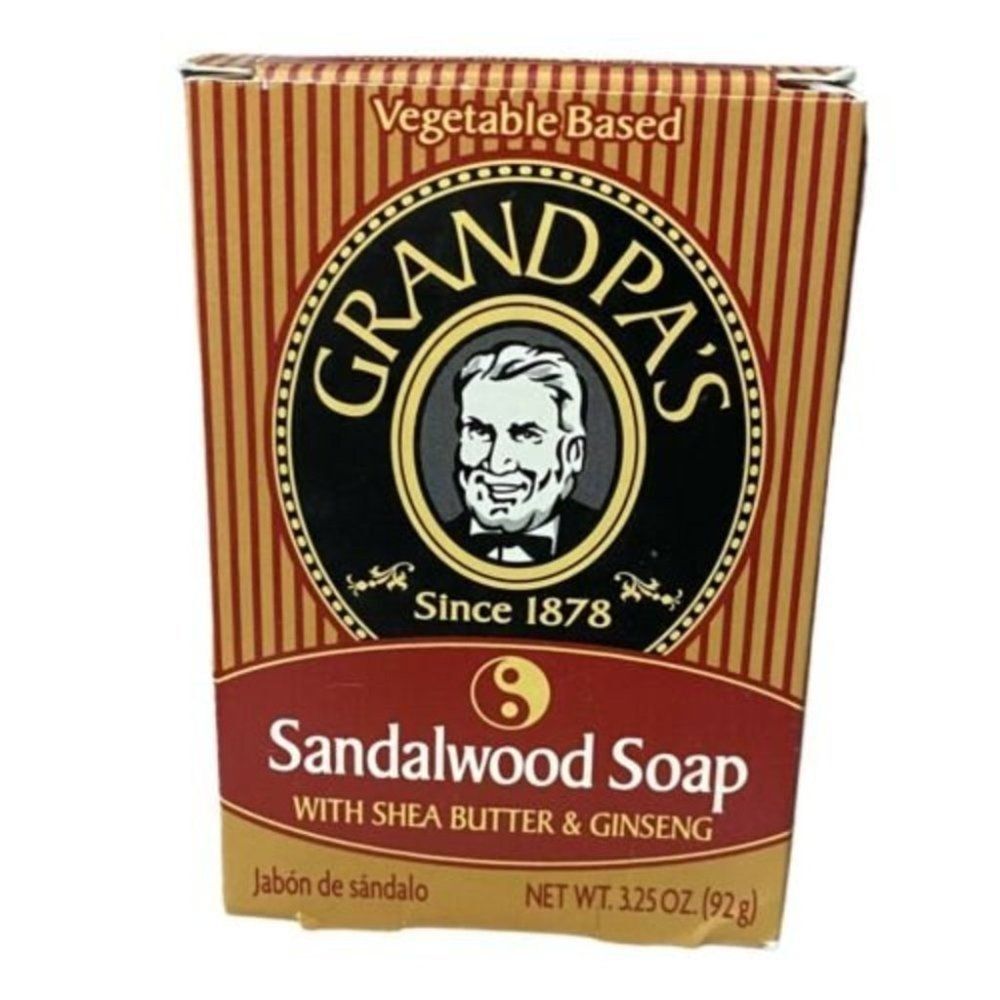 Grandpa's Since 1878 Vegetable Based Soap 3.25 oz.~ Sandalwood Soap